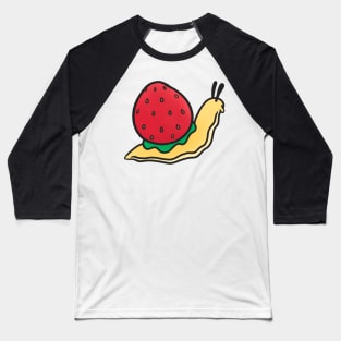 Strawberry snail Baseball T-Shirt